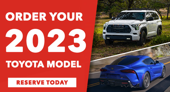 Order Your 2023 Toyota Today